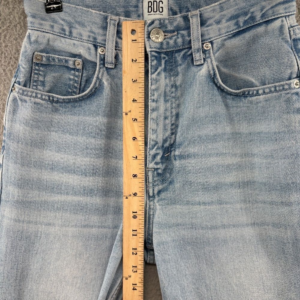 BDG Urban Outfitters High Rise Baggy Jeans Light Wash Size 26 - Picture 8 of 16